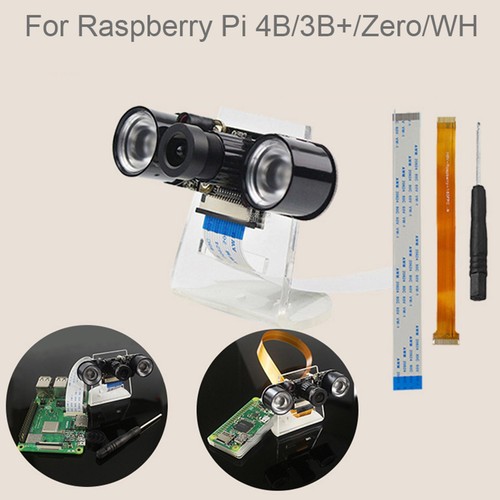 5 Fish Eye Lens Infrared Light Night Vison Camera For Raspberry Pi 4B/3B+/Zero S - Afbeelding 10 van 14