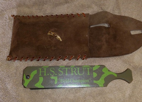 H.S Strut Field Champion Turkey Box Call with Leather Case Hunters Specialties - Picture 6 of 6