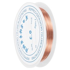 1pcs Craft Wire Beading Copper Wires for Jewelry Production Red Bronze -0.3mm