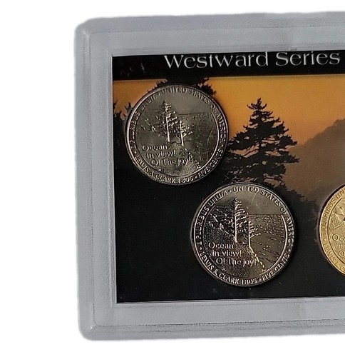 3pk LOT 2005 Westward Journey Nickles Series DP Ocean View 4-Coins Per Case π₯ - Picture 4 of 21