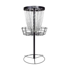 MVP Disc Sports Black Hole Pro 24-Chain Portable Disc Golf Basket Target
