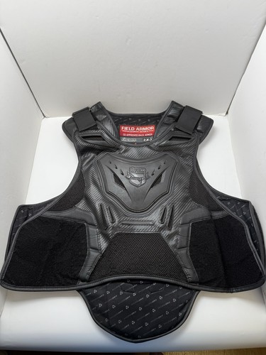 ICON Field Armor Stryker Motorcycle Vest Size 2X-3X En 1621-2  Black Back Armor - Picture 1 of 9