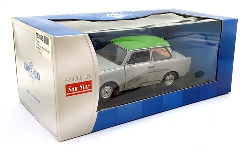 Sun Star 1/18 Scale 4284 - Trabant 601 Deluxe - Grey/Green - Picture 5 of 5