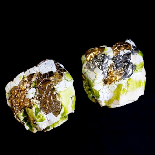 2 Customers Ichikawa Toru Ginyu With Box Bizen Sakeware Used Japan - Picture 1 of 19