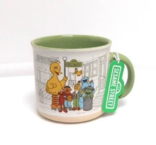 Sesame Street Ceramic Double Sided Coffee Tea Mug