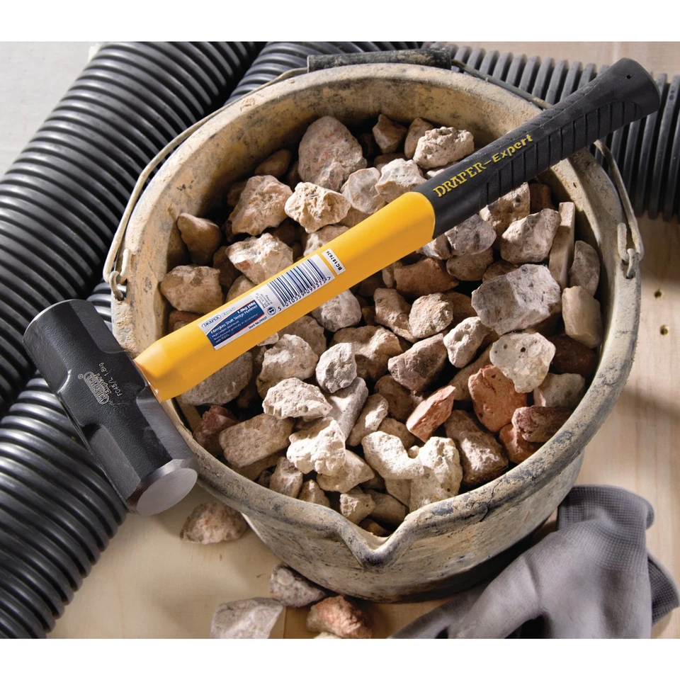 Draper Luge Marteau 1.8kg Fibre de Verre Court Arbre Acier Carbone Tête 09937 - Photo 4/4