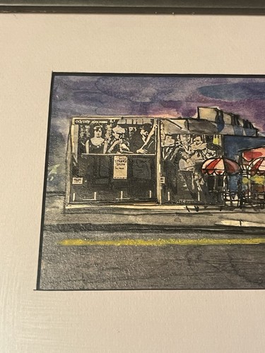 Seichi Artist Mixed Media Art 13 X 9inches Pre-Owned - Picture 7 of 11
