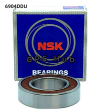2PACK NSK 6904DDU 20X37X9MM Double Rubber Sealed Bearings MADE
