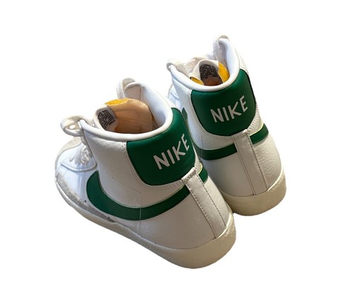 Nike Mid 77 Blazer Estilo Vintage Espuma Lengua Blanco Verde Cuero Gamuza 10.5 Zapato - Imagen 4 de 9