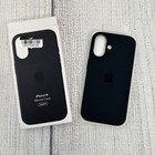 Apple Coque Silicone avec MagSafe pour iPhone 16 MYY13ZM/A - Noir