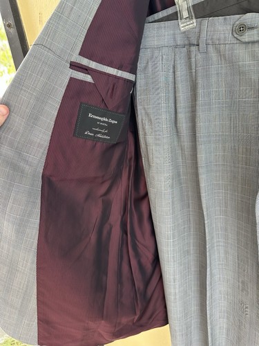 Ermenegildo Zegna Su Misura "Exclusive For" Fit Mila Grey suit 7-56L IT 46L US - Picture 7 of 16