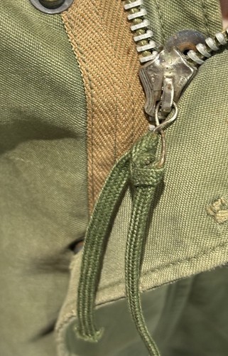 US Army M51 Field Jacket Mens Medium 60s Vintage Faded Distressed 1964 - Picture 9 of 10