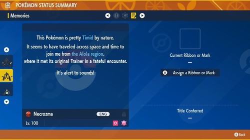 Shiny Necrozma Pokémon Scarlet And Violet Perfect IV - Picture 3 of 3