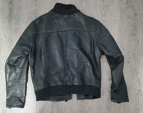 ENERGIE Lederjacke leather jacket Gr: XL Diesel Farbe Made In ITALY - Bild 4 von 7