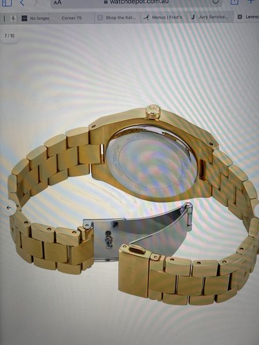 MICHAEL KORS MK7460 Lennox Turquoise Gold Ladies Watch RRP$439 BNWT & Box - Picture 18 of 24