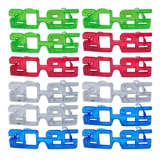 12  Pack 2026 LED Light-Up New Year Party Glasses – Fun Flashing Plastic Party