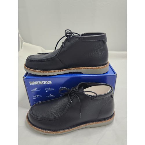 Birkenstock Delano High Regular Fit Boot Black Leather Size EU 42 US Mens 9 New - Picture 3 of 7
