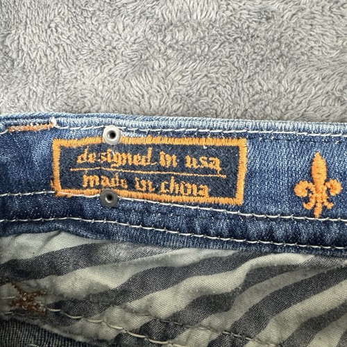 Rock Revival jeans womens 30X32 Jill Low Rise Boot Cut Rhinestone Embroidered - Picture 7 of 13