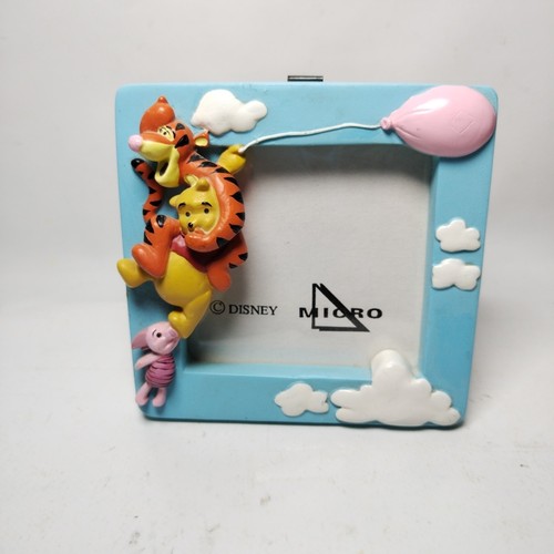 2 Disney Micro Winnie the Pooh Picture Frames Tiger Piglet Bundle Vintage - Picture 10 of 17