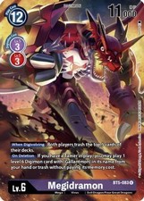 Megidramon Digimon Card Game Deck Box Set BT5-083 R Battle of Omni Digimon TCG