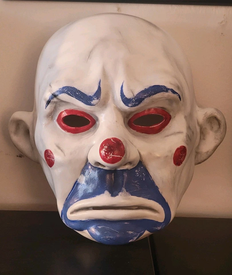 The dark Knight film joker clown mask prop replica set - Image 2 of 4