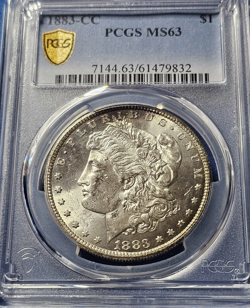 アメリカ モルガンダラー 1882年 CC カーソンシティ PCGS MS63 1882年