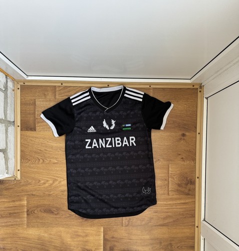 CAMISETA DE FUTBOL DE LA SELECCIÓN DE ZANZÍBAR CAMISETA DE FUTBOL S AZUL RARA