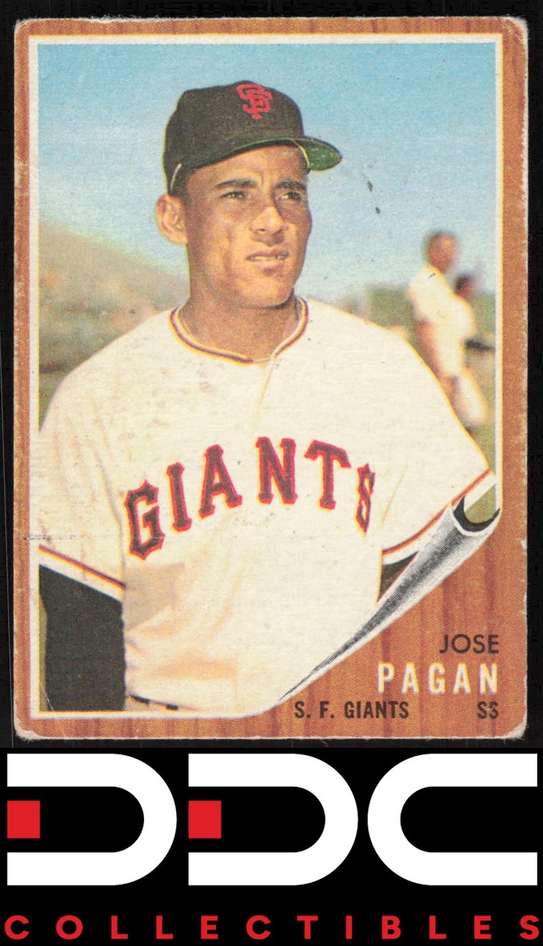 1962 Topps #565 Jose Pagan