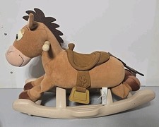 Toy Story Bullseye Rocking Horse Musical Plush Toy Kiddieland Disney Pixar Works