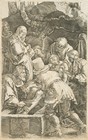 BUNDELE (19.Jhd) nach DÜRER (*1471), Grablegung Christi, KSt. Renaissance