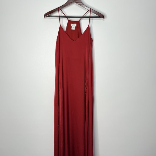 Nicole Miller Satin Maxi Dress XS - Picture 2 of 8