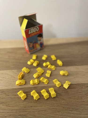 LEGO System 224 Steine GELB Schachtel Mursten 50er Jahre BOX Vintage OVP RARE - Bild 6 von 9