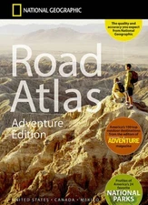 National Geographic Road Atlas - Adventure Edition - Spiral-bound - Brand New