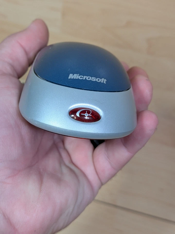 Microsoft Optical Mouse Blue USB and PS/2 Compatible Model X08-72983 Tested - Image 4 of 4