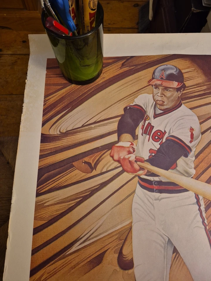 Litografía limitada Rod Carew 1979 por Mel Ramos ¡Prueba de impresoras! LEER... Foto 2 de 4