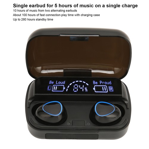 BT Earbuds Noise Cancelling IPX7 Waterproof Stereo Bass Wireless Earphone Wit FY - Zdjęcie 5 z 24