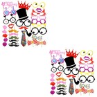  2 Count Party Zubehör Geburtstagsfoto -Requisite Geburtstagszubehör