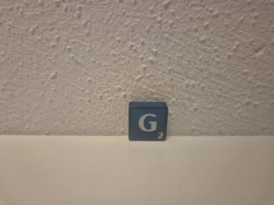 Scrabble Jubiläumsausgabe 60 Jahre Ersatzteile: Buchstabenstein G - Bild 1 von 1