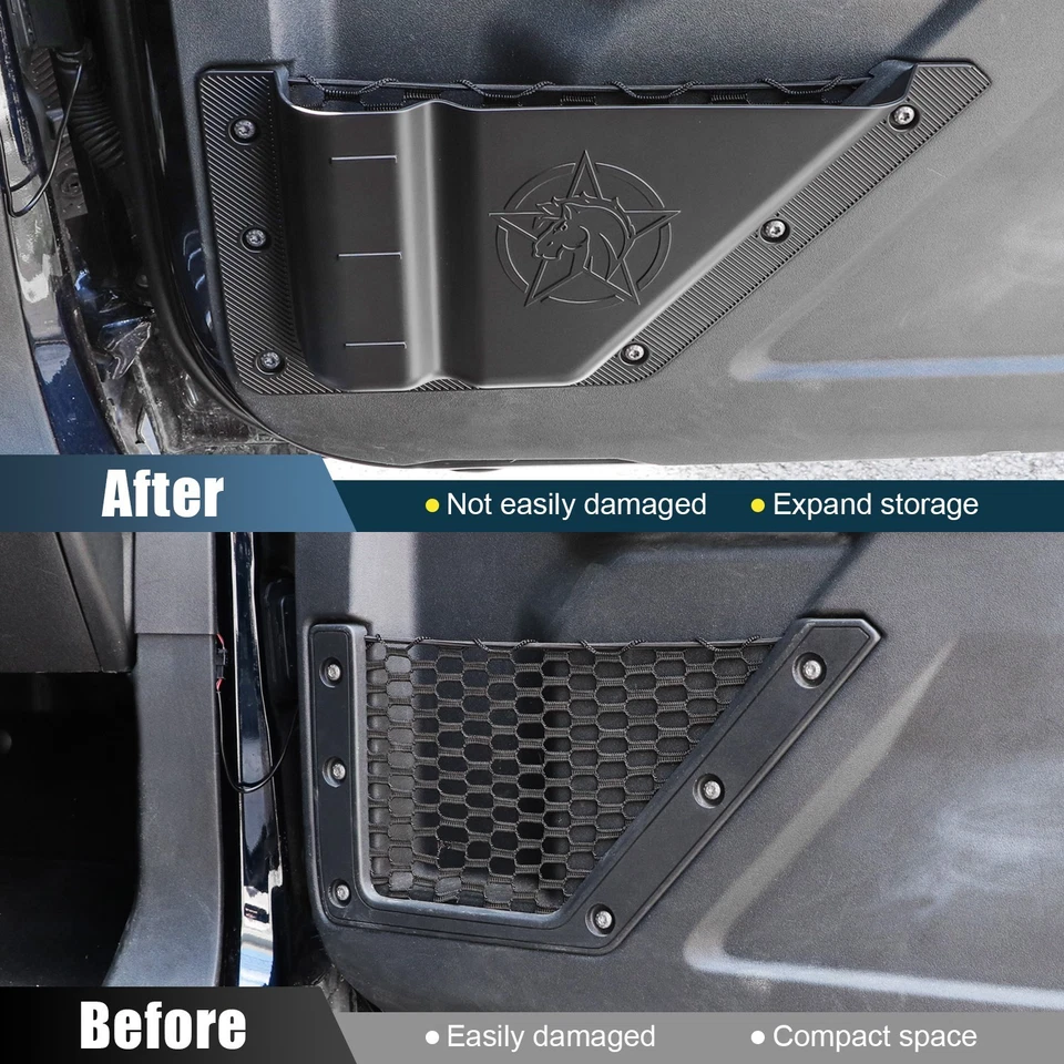Front Rear Door Storage Pockets Door Side Organizer Box For Ford Bronco 2021-25 Foto 4 de 4