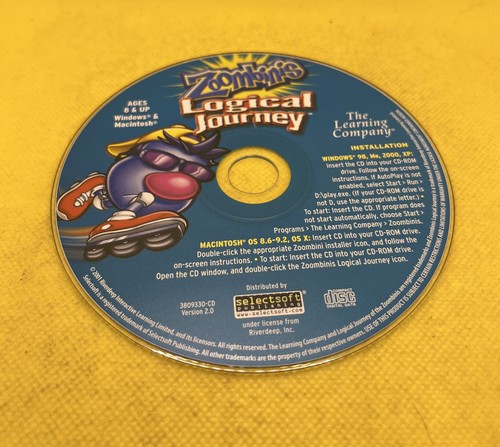 📦 Zoombinis Logical Journey (Windows PC/Mac CD-ROM, 2001, Epic Math Adventure) - 第 3/4 張圖片