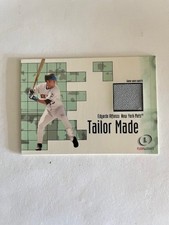 2001 Fleer Legacy Edgardo Alfonzo Tailor Made Game Worn  Swatch NY Mets