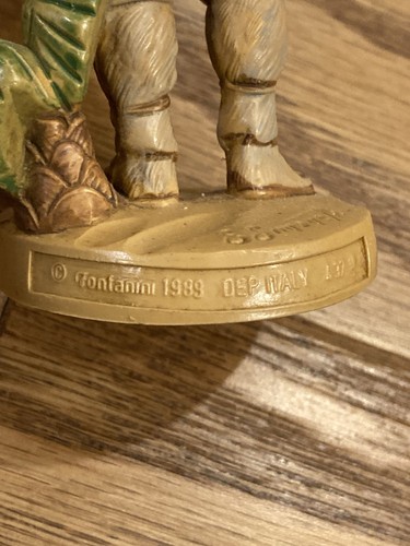 Fontanini Jareth 5" Cimelio Natività Villaggio Figurina Story Card Box 55103 1992 - Foto 9 di 10