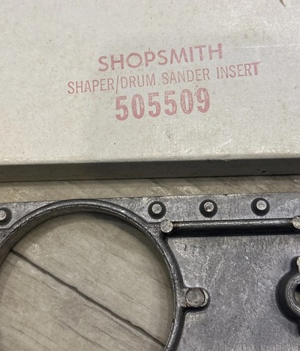 Shopsmith Tischformer Trommelschleifeinsatz 505509 Säge Mark V 500 (D20) - Bild 4 von 8