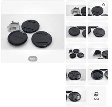 *For Parts SET* Pentax Body cap and 58mm Front Lens cap x2 and Shoe Mount 33623