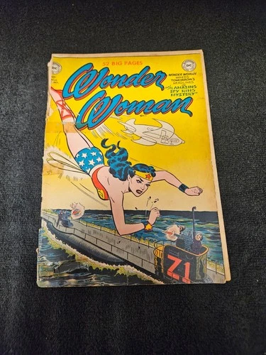 1950 DC COMICS WONDER WOMAN #43 LOW GRADE PRE CODE VINTAGE RARE GOLDEN AGE