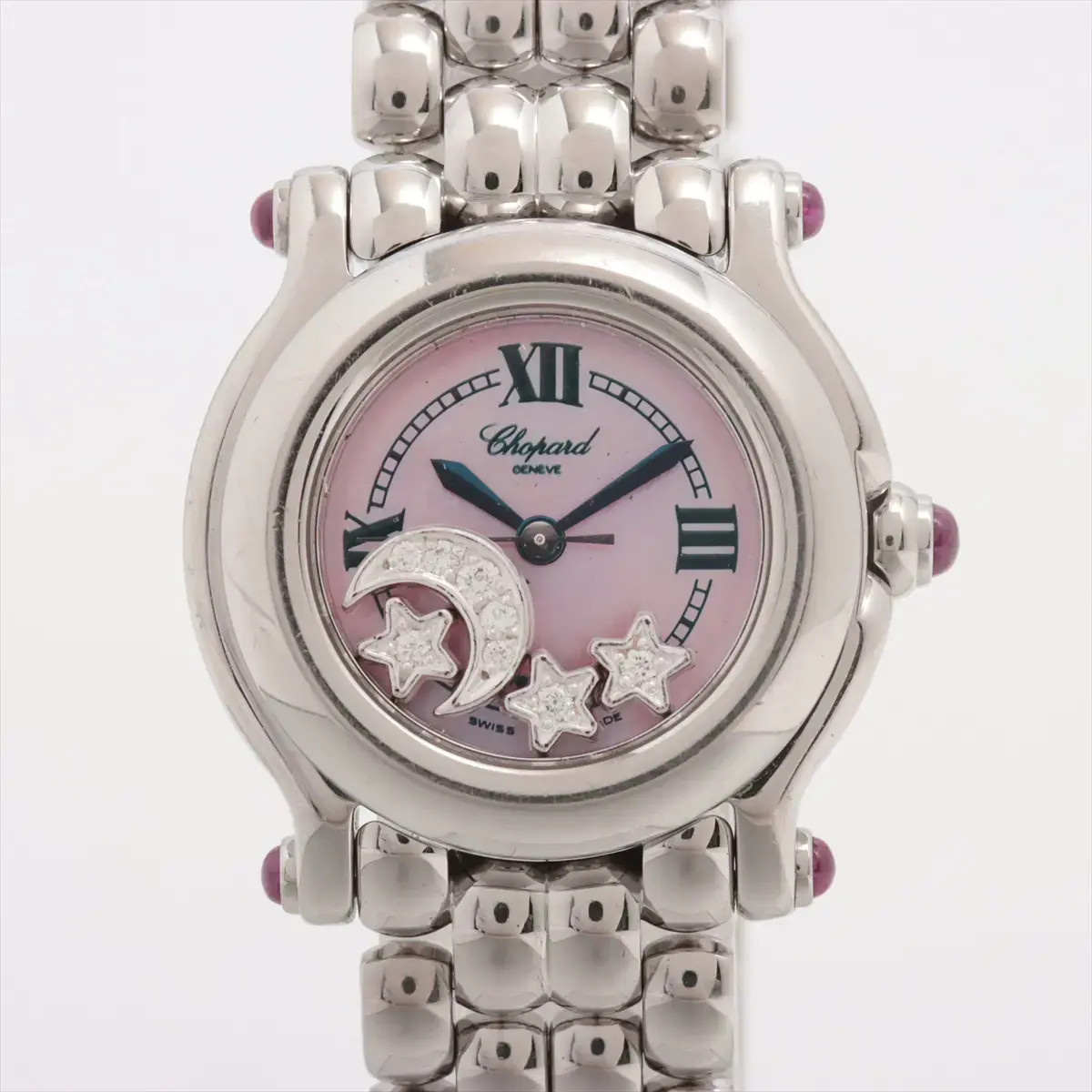 coppi☺︎　0527 Chopard Happy Sport 32mm Quartz 18k Yellow Gold 7 Floating