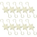  10 Pcs Stocking Hangers for Mantle Holder Fireplace Mantel Hooks