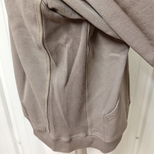 SUMMIT UK Mens XXL Heavyweight Rib Hoodie Taupe Brown (2XL) - Picture 4 of 10