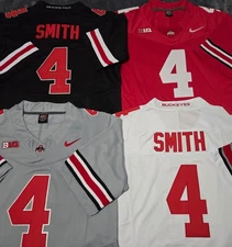 Fast Free Shipping!! Jeremiah Smith Ohio State Buckeyes OSU Stitched Jersey 4