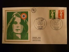 France Premier Day FDC Yvert N°2714/2715 Marianne 2,20F +2,50F Paris 1991